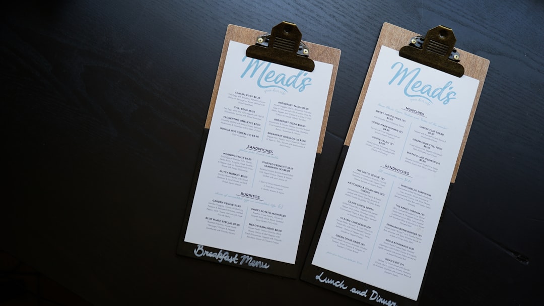 Photo Food menu